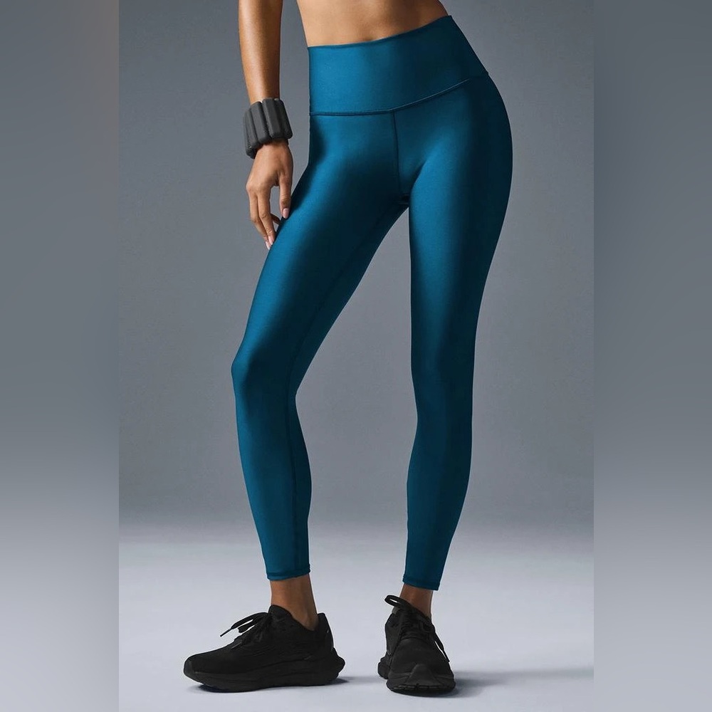 Alo Yoga Airlift Eclipse Blue 7/8 Leggings Size M Medium